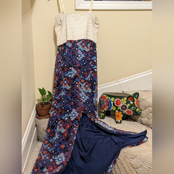 Lily Rose Women's large maxi dress aztec - Picture 5 of 5